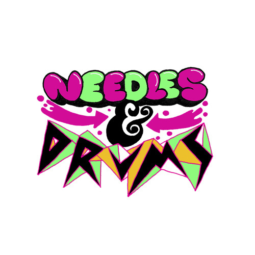 Needles & Drums #music #logo #logotype