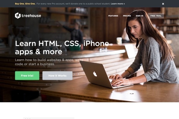 treehouse #inspiration #creative #modern #responsive #design #unique #clean #minimal #web