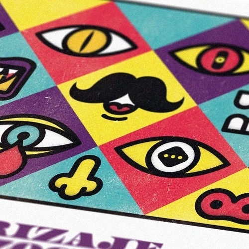 Design;Defined | www.designdefined.co.uk #eyes #design #color #icons #mustache #velckro
