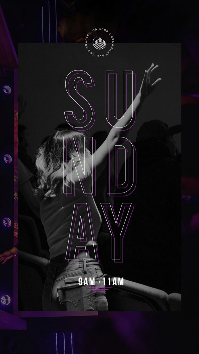 SUNDAY SERVICE TIMES