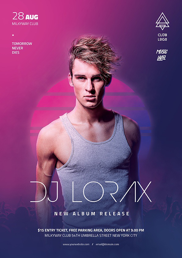Minimal DJ Flyer