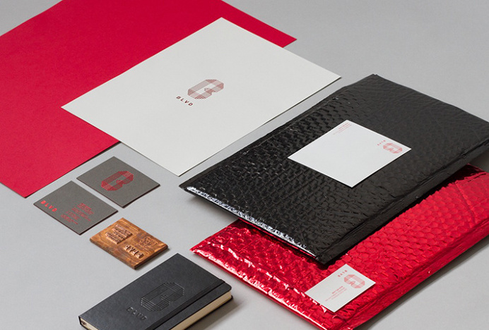 Blvd by Haus #logo #symbol #stationery