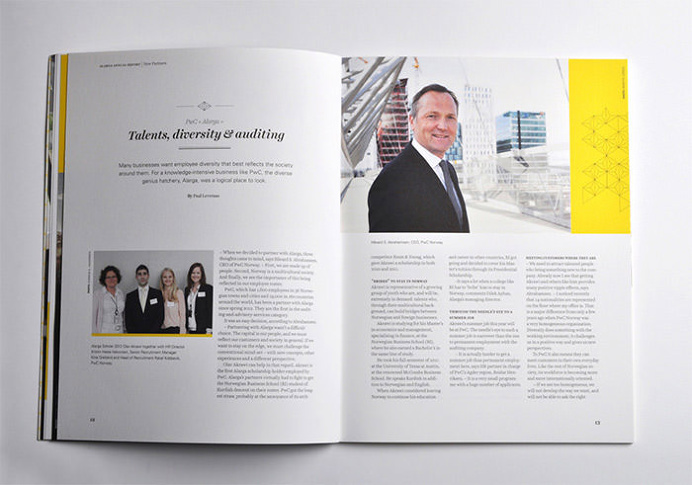 Alarga 2013 annual report #annualreport #layout