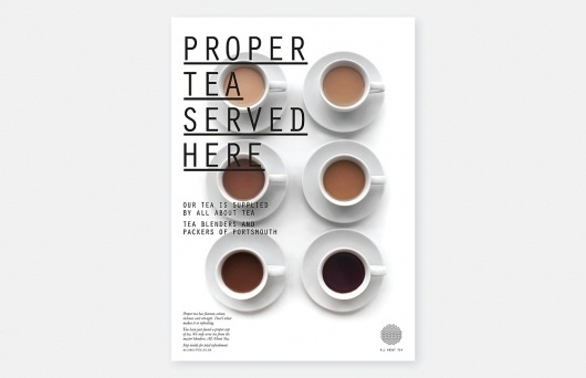 Moving Brands – All About Tea | September Industry #type #tea #swiss #poster