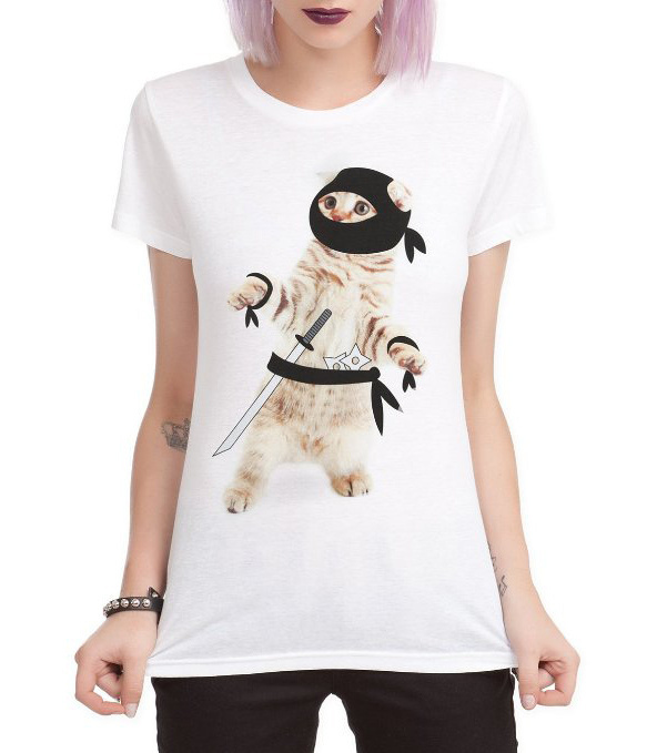 Ninja Cat t-shirt #printing #design #graphic #shirts