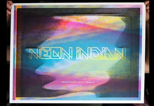 Portfolio of Austin Dunbar #indian #screenprint #neon