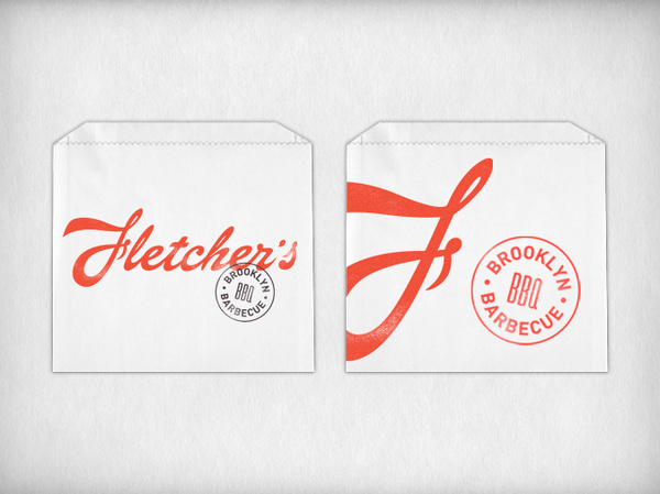 fletcher's #stationary #logos #branding #envelope