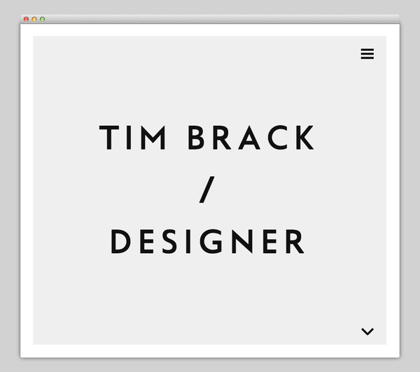 Tim Brack #website #layout #design #web
