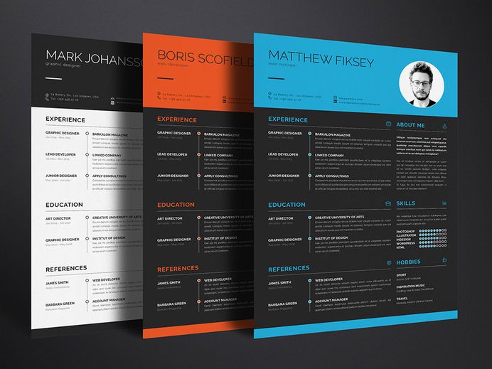 Free Creative Clean Resume Template for Any Job Opportunity