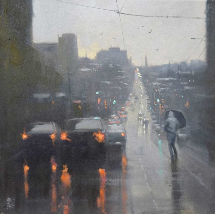 Melbourne's Rainy Cityscapes by Mike Barr