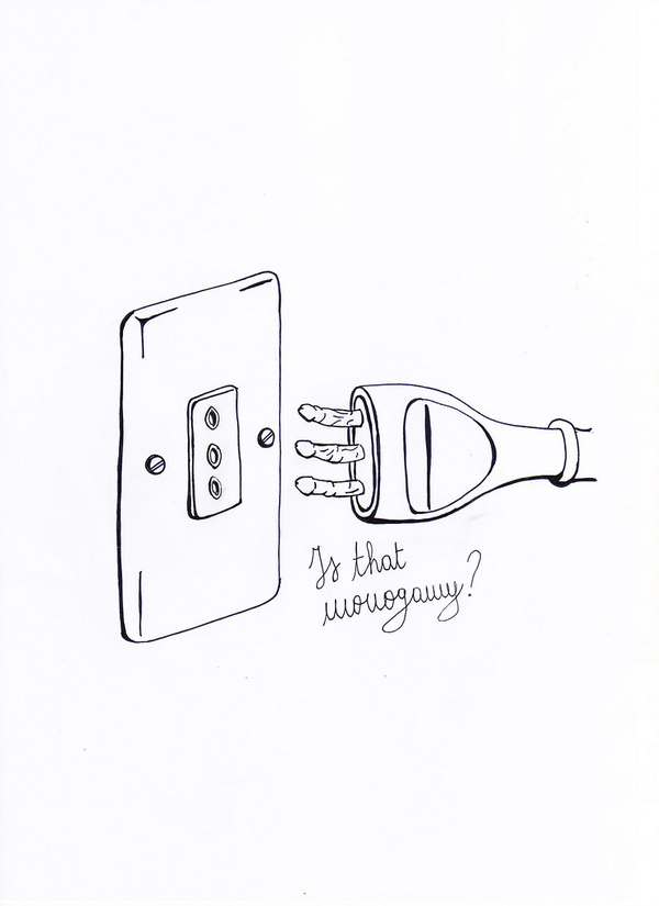 about monogamy #illustration #bw #monogamy