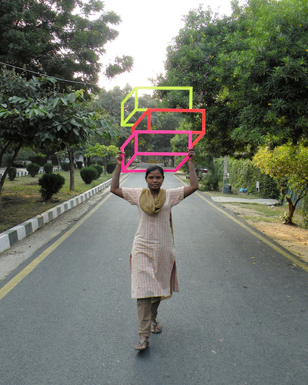 WK_Nihalani_Overhead_cred. Aakash Nihalani #tape #cube #art #street