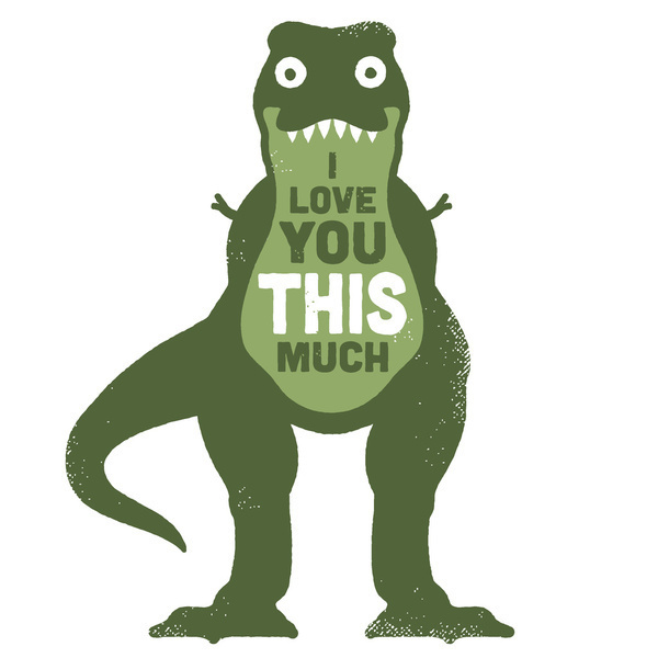 David Olenick worx @ ShockBlast #dinosaur #illustration #rex #love