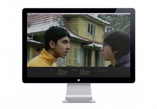 Baltic Film Services | Asketic Riga #webdesign