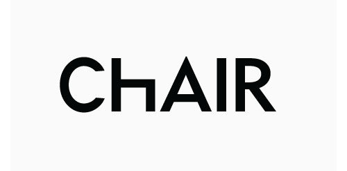 CHAIR ENTERTAINMENT « Logo Faves | Logo Inspiration Gallery #logotype #white #black #identity #and