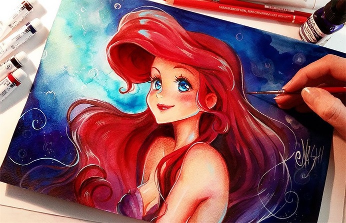 German Artist Naschi Creates Colourful And Cute Oil Paintings