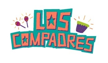 Logos #salsa #los #cuba #color #turquoise #cheerful #compadres #handmade #music #logo #band #lorem