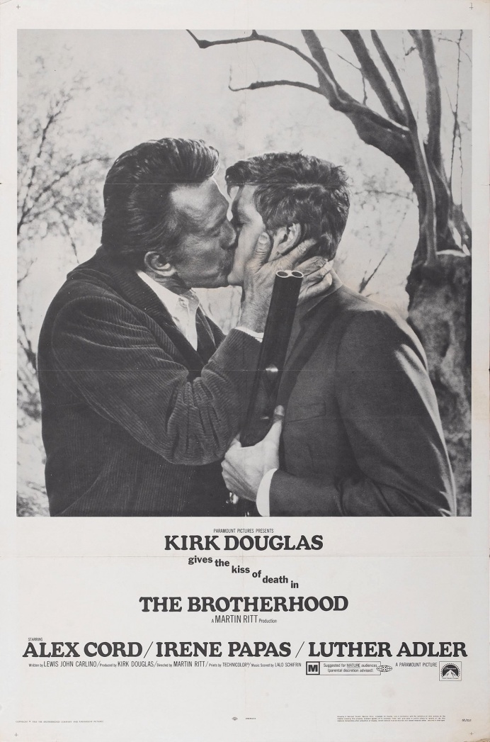 The Brotherhood (1968) flim poster cinema kiss