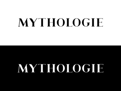 Mythologie Logo #logotype #branding #modern #elegant #custom #logo #typography