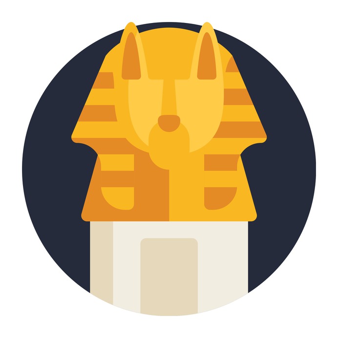 See more icon inspiration related to egyptian, cultures, art and design, canopic jar, burial, ancient, sculpture and art on Flaticon.