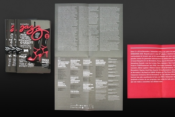 Guimarães Jazz Posters | feel desain #script #jazz #graphic #identity #handwrite #music