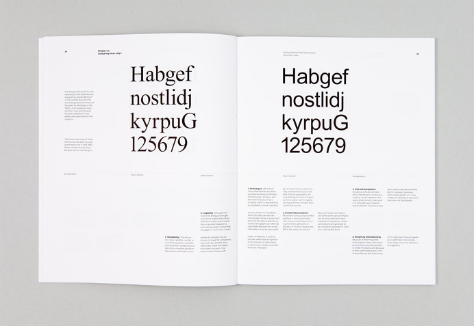 Neutral typeface research #typesetting