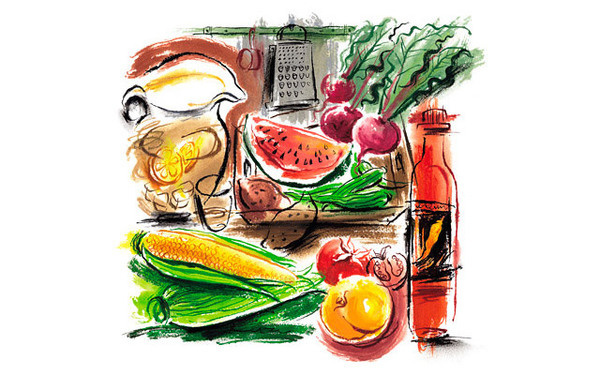Food Illustration by Jo Tronc #drawing