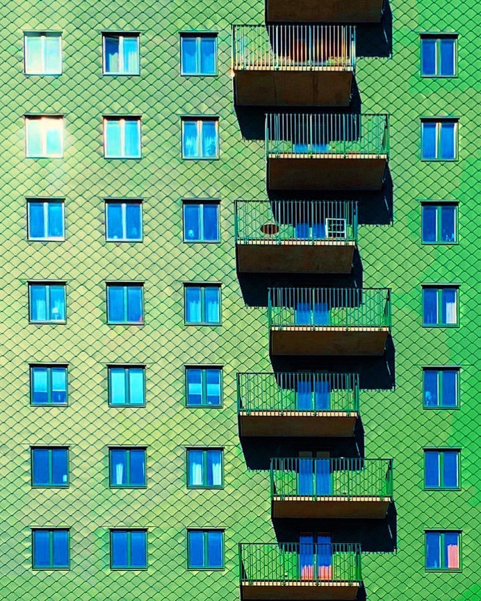 Minimalist and Colorful Architecture Photography by Florian Zenk