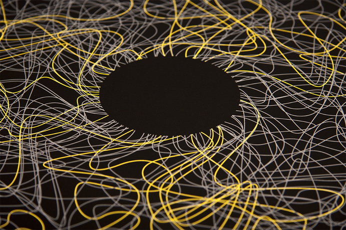 Data/Eye graph illustration