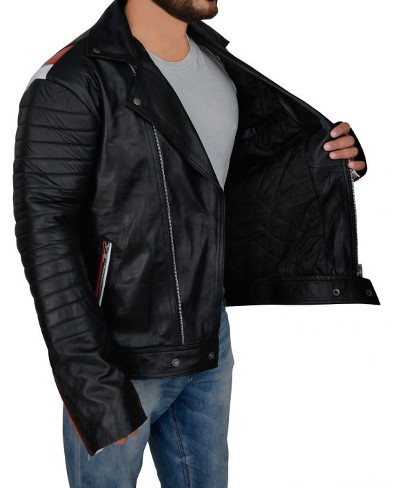 Ryan Gosling Blue Valentine Motorcycle Leather Jacket (2) F-R-O