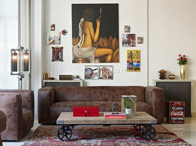 Apartment in Beirut by Vick Vanlian eclectic design with wow effect - www.homeworlddesign. com (2) #design #wow #eclectic #apartment #beirut