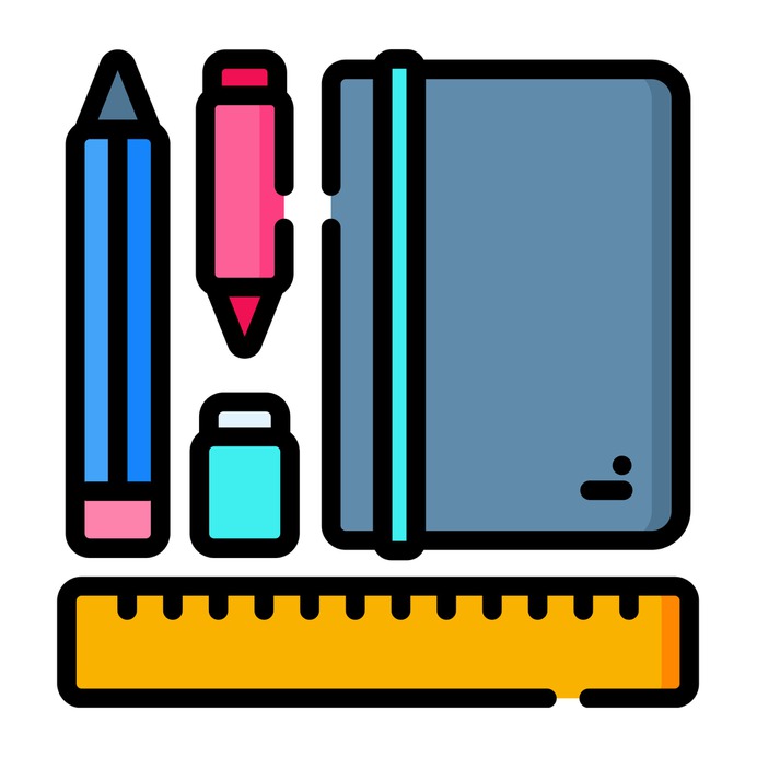 See more icon inspiration related to book, pen, pencil, rule, ruler, pencilcase, art and design, holder, office material, school material, education and stationery on Flaticon.