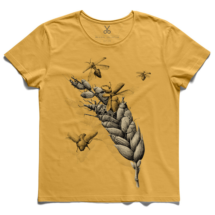 T-shirts design idea #71: tarwe yellow tee tshirt