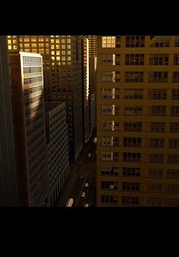 NY06.jpg 651×930 pixels #city #building #sun #vray #rendering #c4d