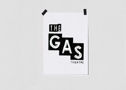 The gas theatre on the Behance Network #logo #identity #musical #theatre