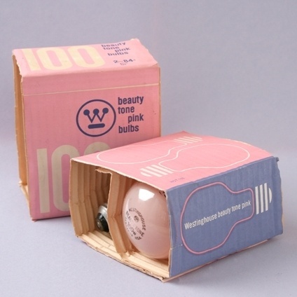 Javier Garcia #packaging #lightbulb #vintage #pink