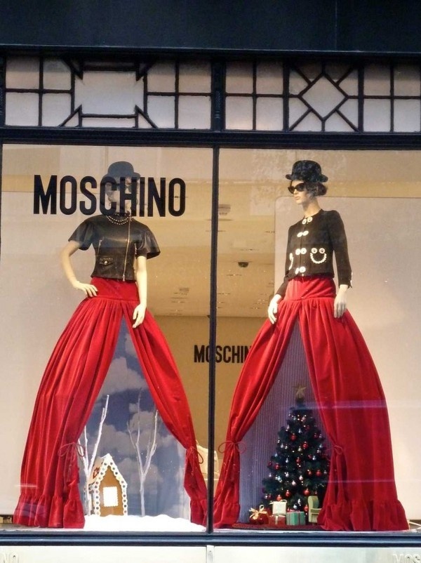 Christmas display underneath the #window #display