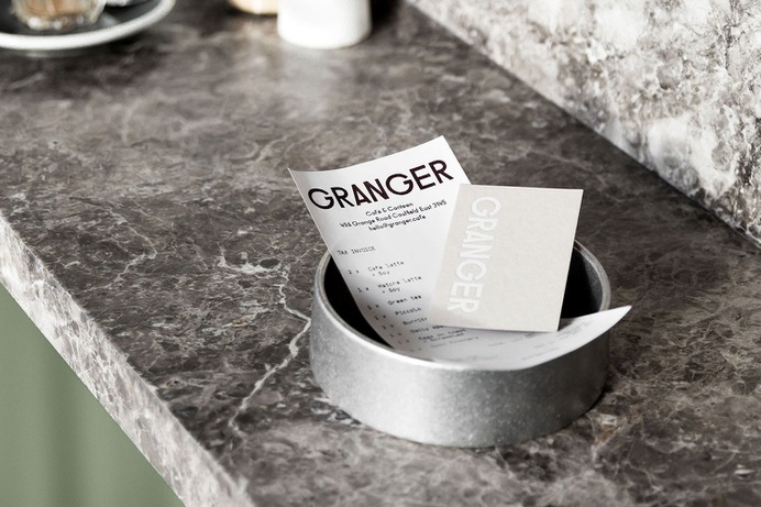 Granger Coffee Shop Identity - Mindsparkle Mag This beautiful identity project was designed by Mildred & Duck. #logo #packaging #identity #branding #design #color #photography #graphic #design #gallery #blog #project #mindsparkle #mag #beautiful #portfolio #designer