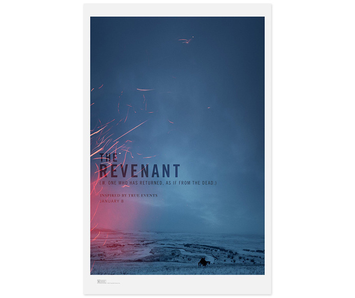 Beautifully done key art for The Revenant #keyart #the revenant