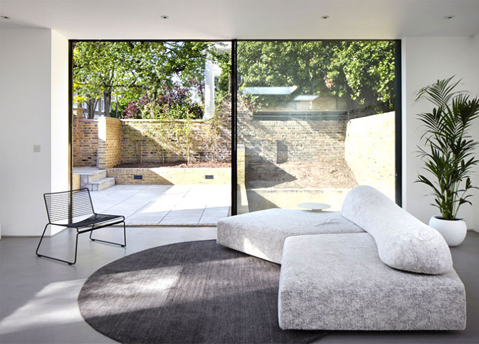 Small and Modestly Looking Brick House - living room, interior design, decor, #livingroom