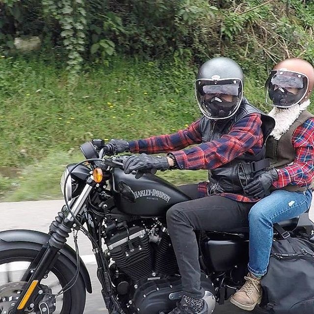 Road pics - #RideFarRideFree #RoadTrippin #MoreRollLessScroll Bobber Chopper Harley Davidson Motorcycle Lifestyle Custom Culture