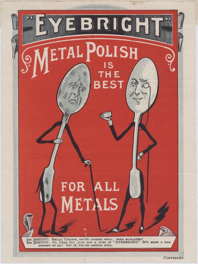 Advert for metal polish, 1897 (COPY 1/134 f.107)