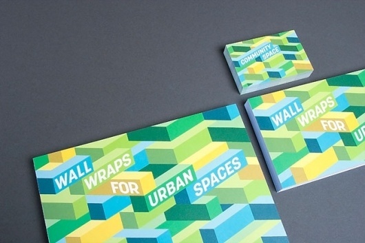 Wallspace | Identity Designed #card #identity #green