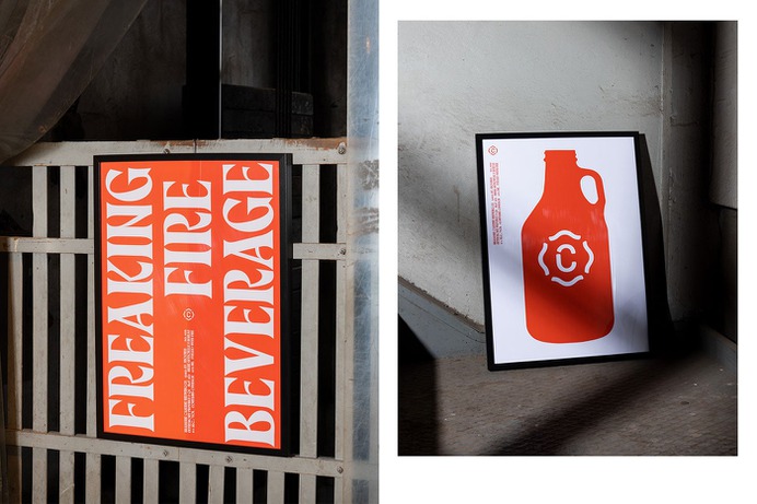 Caserne Brewing - Mindsparkle Mag Caserne designed Caserne Brewing. Real brewery or good stunt? On November 28th, hundreds of guests attended the Brasserie Caserne Brewing Co. launch, a unique project bringing together graphic design, hop and humour. #logo #packaging #identity #branding #design #color #photography #graphic #design #gallery #blog #project #mindsparkle #mag #beautiful #portfolio #designer