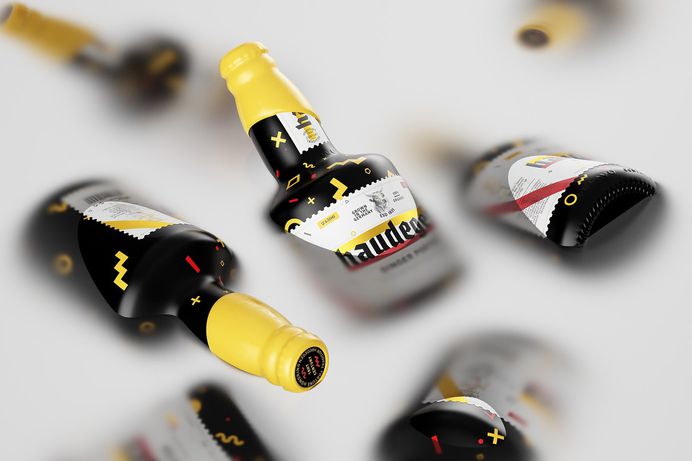 Designer Constantin Bolimond created the playful brand identity and packaging design for Haudegen Beer. For more of the most beautiful designs visit mindsparklemag.com
