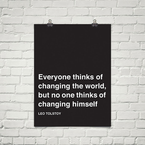 Think #quote #print #art #poster #typography