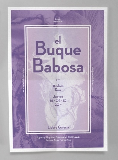 Buho Visual Identity on the Behance Network #print #poster #typography