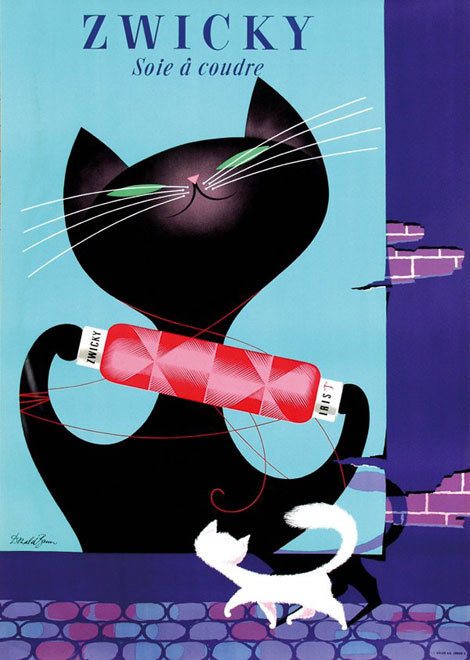 grain edit · Vintage Posters by Donald Brun #layout #illustration