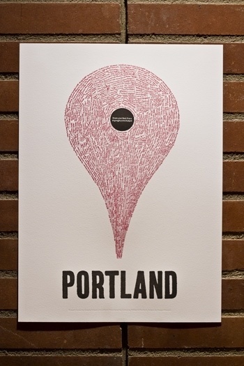 Google Places in Portland: #poster