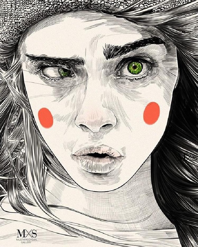 Artistic Illustrations and Realistic Drawings by Mustafa Soydan